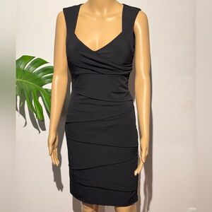 White House Black Market Black bandage style Dress